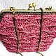 Burgundy purse with clasp ' Evening'. Clasp Bag. zara-2. My Livemaster. Фото №5