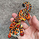 Pin Brooch: Graceful tiger. Brooches. Ekaterina Panfilova. Online shopping on My Livemaster.  Фото №2