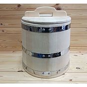 Посуда handmade. Livemaster - original item Wooden tub made of cedar 30 liters. Art.17016. Handmade.