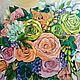Oil painting on canvas flowers, roses, Fantastic bouquet. Pictures. positive picture Helena Gold. Online shopping on My Livemaster.  Фото №2