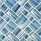 Портьера Геометрия Квадраты пыльно-голубой. Ткани. Шторы&Ткани (jeronima-textil). Интернет-магазин Ярмарка Мастеров.  Фото №2