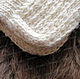 Socks knitted of natural sheep wool (white). Knee. Rogopuh. My Livemaster. Фото №4