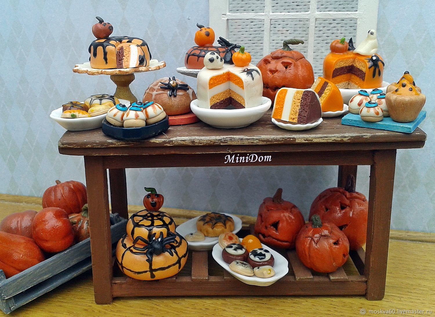 halloween dollhouse miniatures