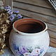 'Gentle roses'-Ceramic pot for food. Jars. Hundred centuries. My Livemaster. Фото №4