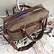Заказать Кожаная сумка YWL weekender bag. YURY WHITELOVE. Ярмарка Мастеров. . Классическая сумка Фото №3