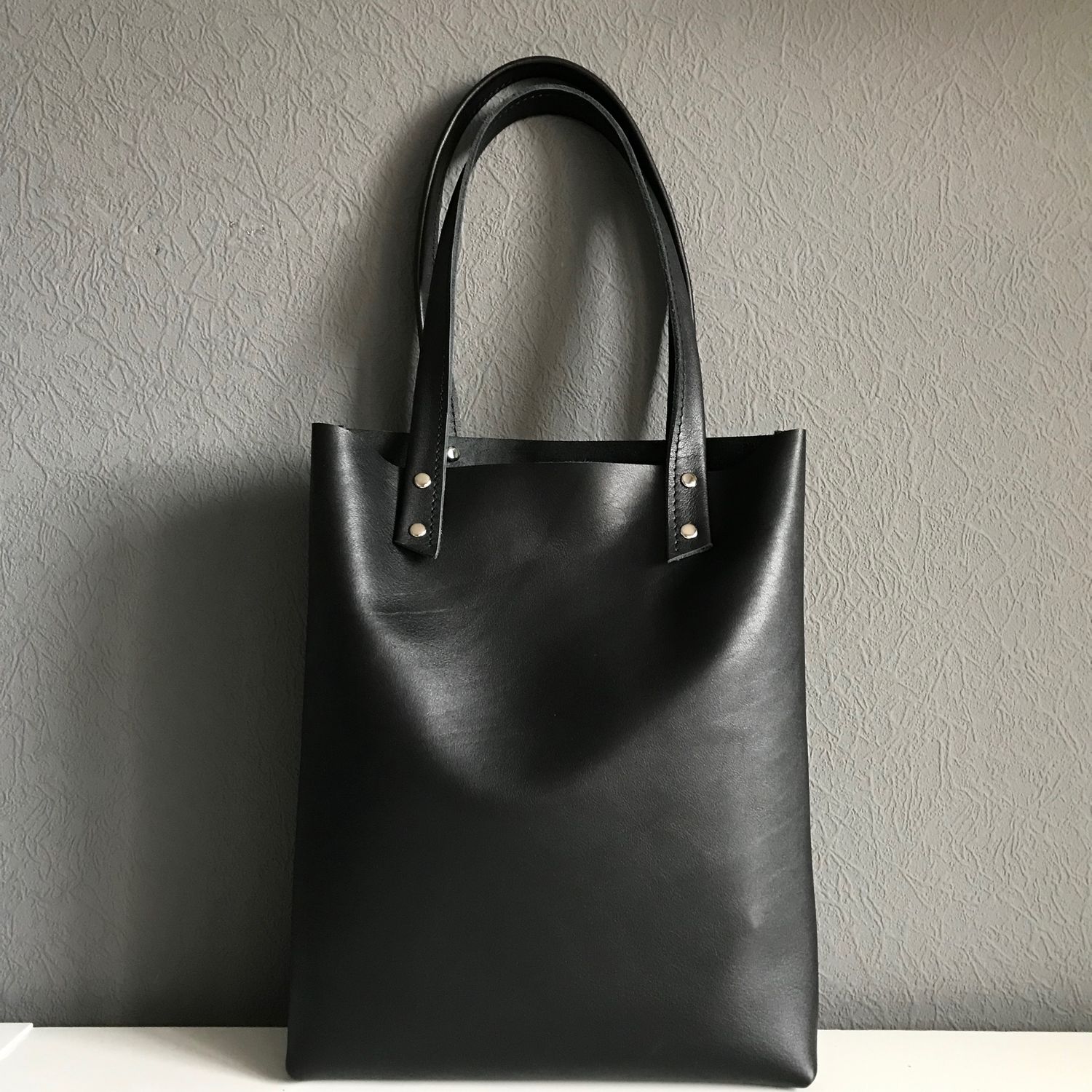 Seniora / сумка шоппер женская кожаная