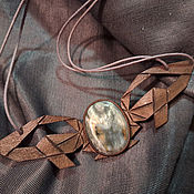 Украшения handmade. Livemaster - original item Necklace with agate 
