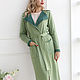 Coats 'Dual green'. Coats. Designer clothing Olesya Masyutina. My Livemaster. Фото №4