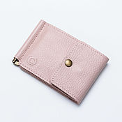 Сумки и аксессуары handmade. Livemaster - original item Women`s wallet genuine leather with clip. Handmade.