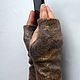 Gray fingerless gloves with felted wool husky. Mitts. snezhana-snezhina (snezhanap). My Livemaster. Фото №5
