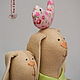 Заказать Зайцы-неразлучники. Куклы Герды (Dolls_Gerda). Ярмарка Мастеров. . Тильда Зверята Фото №3