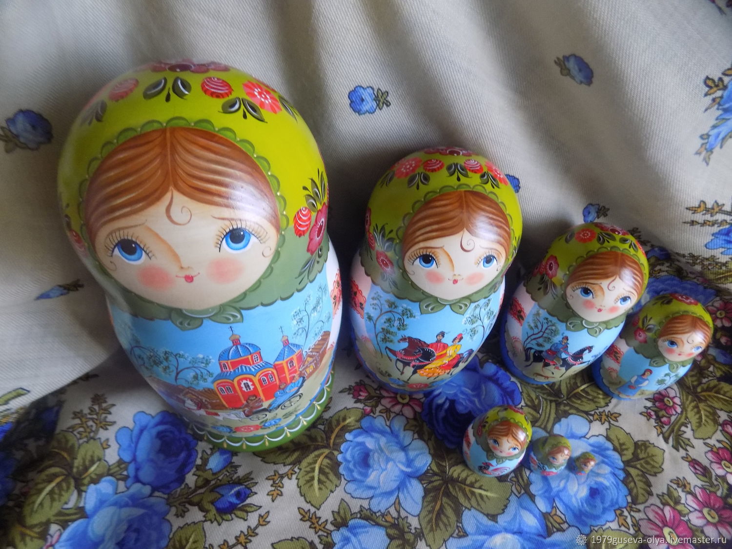 Городецкая с сюжетом 7мест – заказать на Ярмарке Мастеров – IYI2RRU ...