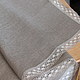 Linen tablecloth grey, size 1.05 m x 1.05 m. Tablecloths. Initasworks (Inita). Online shopping on My Livemaster.  Фото №2
