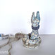 Order Textile kitty. Toy, needle box, interior decoration, blue. Elena Gavrilova. Livemaster. . Needle beds Фото №3