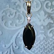 Украшения handmade. Livemaster - original item Diamond black pendant 5.50 ct buy. Handmade.