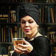 Chalma, turban," Black" wool, knitted, felted. Caps. Театр Моды Фрейя. Online shopping on My Livemaster.  Фото №2