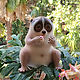 Лемур Лори – лори валяный из шерсти (Lemur Loris), Войлочная игрушка, Сочи,  Фото №1