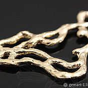 Материалы для творчества handmade. Livemaster - original item Connector for jewelry art.5-36, glossy gilt. Handmade.
