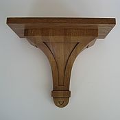 Для дома и интерьера handmade. Livemaster - original item Wall console shelf Classic-oak design. Handmade.