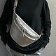 DUBLIN сумка crossbody через плечо. Серый лак, Сумка через плечо, Санкт-Петербург,  Фото №1