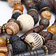 Order Long beads Safari, bone, lava tree agate Jasper brown white ethno. Ritasdreams (ritasdreams). Livemaster. . Beads2 Фото №3