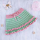 Sets of clothes for kids: skirt and top 3-4 months mint pink. Baby Clothing Sets. babyshop. My Livemaster. Фото №4