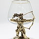 Order A glass for cognac 'Sagittarius'. Best-gifs valentin. Livemaster. . Wine Glasses Фото №3