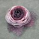Morning BlackBerry. Brooch - handmade flower made of fabric. Brooches. ms. Decorator. Online shopping on My Livemaster.  Фото №2