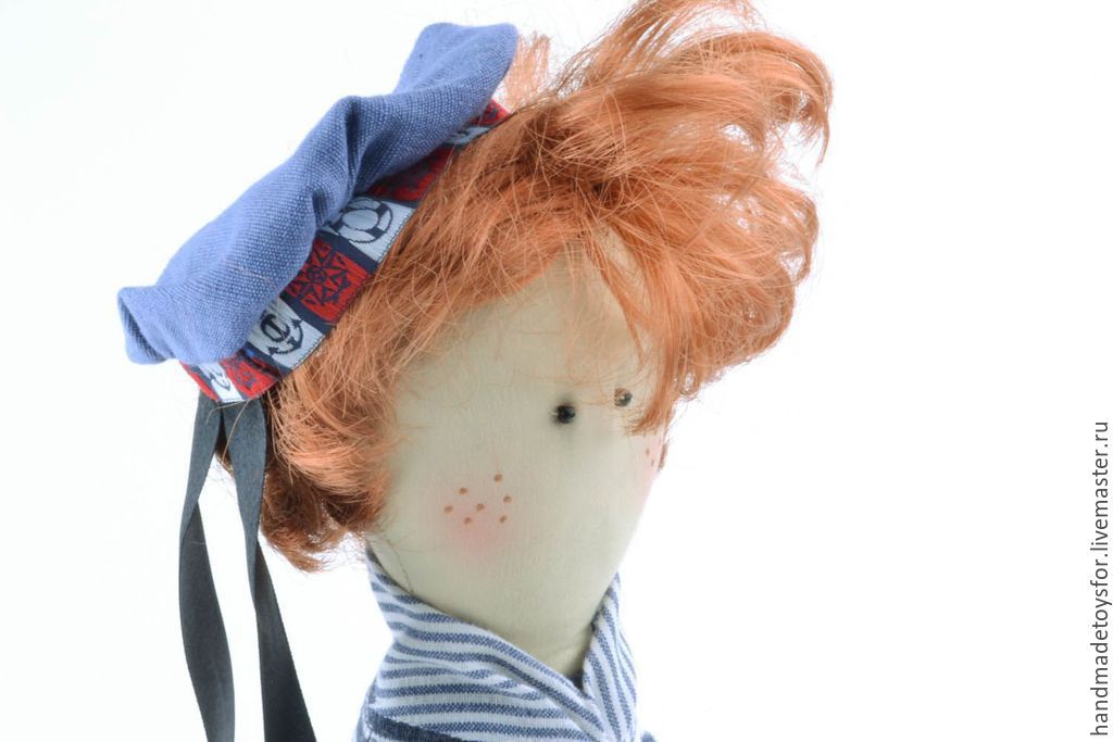 Мягкая игрушка из хлопка "Моряк" в интернет-магазине на Ярмарке ...