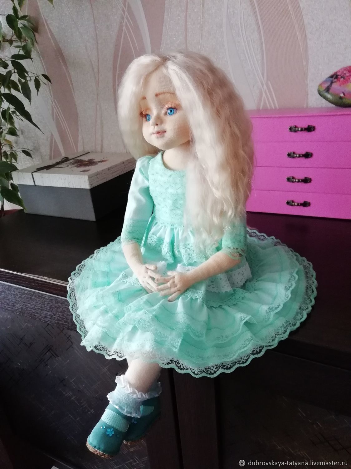 Интерьерная кукла: Танюша купить в интернет-магазине Ярмарка Мастеров ...