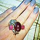 Ring 'In the land of magnolias' with natural rubies. Ring. SELENA. My Livemaster. Фото №6