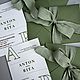 Свадебное приглашение. Пригласительные. With-mint-love. Интернет-магазин Ярмарка Мастеров.  Фото №2