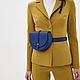 Copy of Copy of Copy of Black leather bag MOON. Waist Bag. alexaccessories. My Livemaster. Фото №6