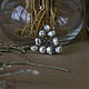 Brooch 'Japan' silver, pearl, blackening, Brooches, Krasnoyarsk,  Фото №1