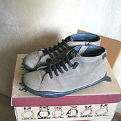 Винтаж handmade. Livemaster - original item Vintage shoes: Boots for boy nubuck spring-autumn 31 Camper. Handmade.