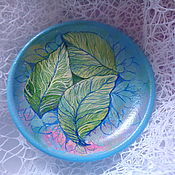 Для дома и интерьера handmade. Livemaster - original item Interior elements: Painting on ceramics.Dish 