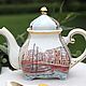 Porcelain teapot 'Happy moments'. Teapots & Kettles. KASTdecor. Online shopping on My Livemaster.  Фото №2