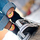 Socks with decor 'Orange mood'. Socks. Good morning. Online shopping on My Livemaster.  Фото №2