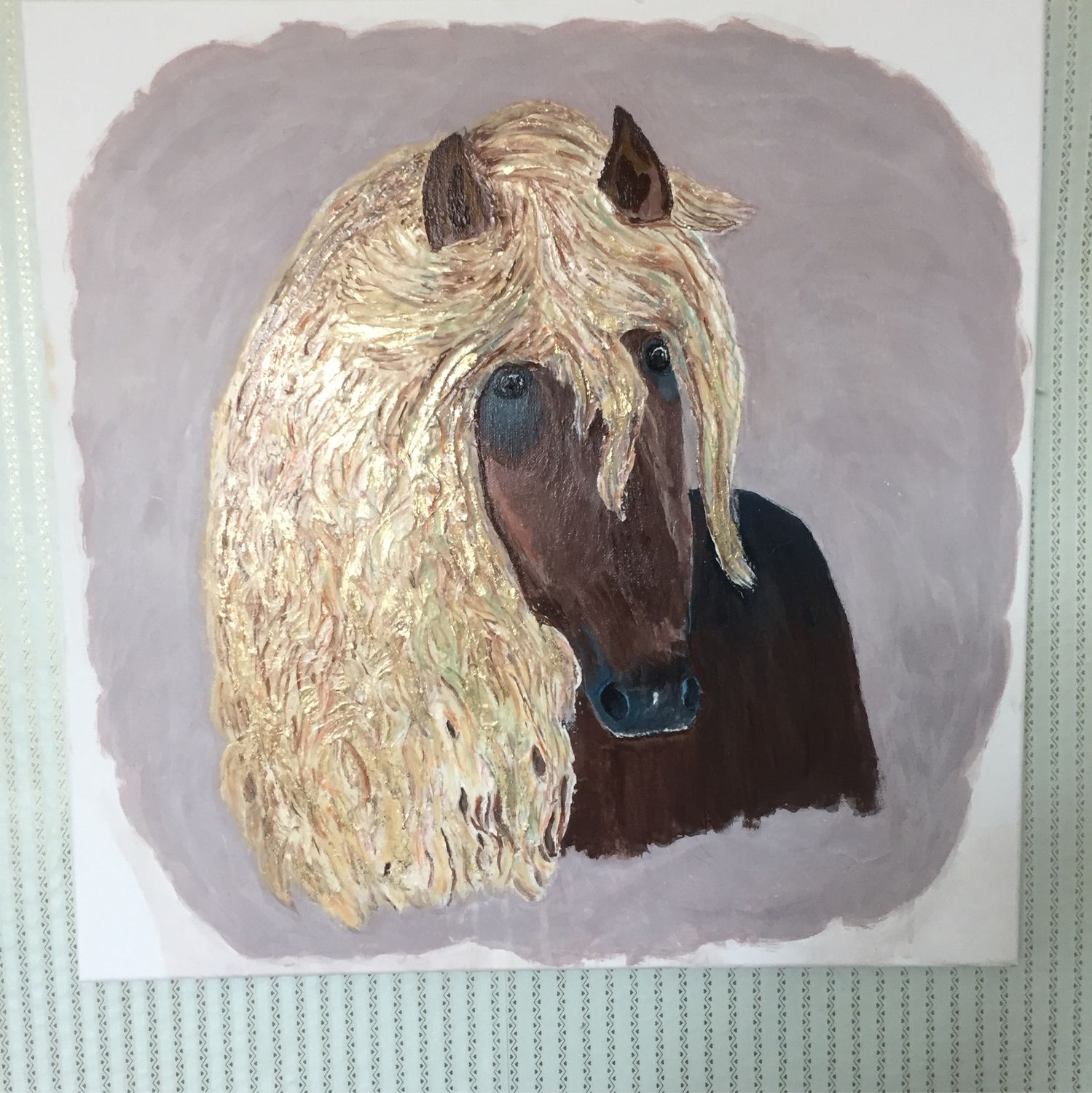 Голова лошади интерьерная картина