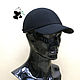 Men's cashmere baseball cap. Textile soft cap. Two colors. Baseball caps. Mishan (mishan). Online shopping on My Livemaster.  Фото №2