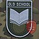 Нашивка: Old school, olds cool, EmbroideryPatch Москва встреча, Россия, страны- почта.  Патч. Шеврон. Машинная вышивка. Шевроны. Патчи. Нашивки. Купить. Военные шеврон