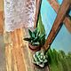 Горшки с цветами-/Кукольная миниатюра/. Мини растения и цветы. Tiny or Real. Ярмарка Мастеров.  Фото №6