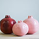 Pink ceramic garnet medium. Vases. Hill & Mill. Online shopping on My Livemaster.  Фото №2