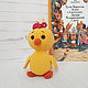 Order Toy chicken Tutta Karlsson yellow chicken. Вязаные игрушки - Ольга (knitlandiya). Livemaster. . Stuffed Toys Фото №3