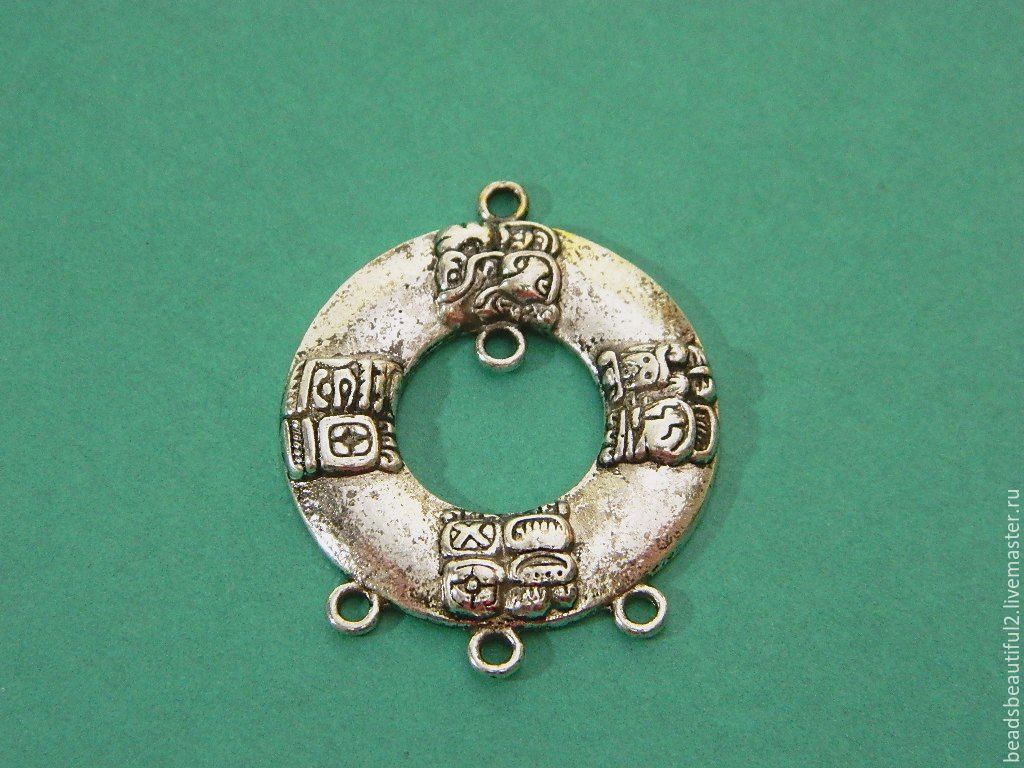 Connector pendant Tibet, antique silver, Pendants, Saratov,  Фото №1