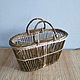 open shopping basket with two handles, Basket, Miass,  Фото №1