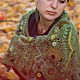 Crochet shawl "Green Forest" openwork freeform. Shawls. asmik (asmik). Online shopping on My Livemaster.  Фото №2