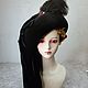 Chaperone black with a feather, Turban, St. Petersburg,  Фото №1