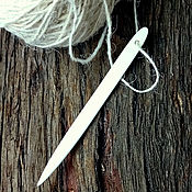 Материалы для творчества handmade. Livemaster - original item Bone Knitting Needle.. Handmade.