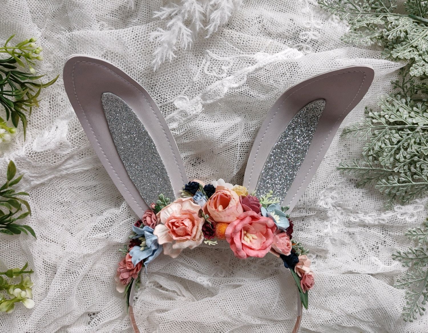 Цветочный ободок Кроличьи ушки Cute rabbit в интернет-магазине Ярмарка ...